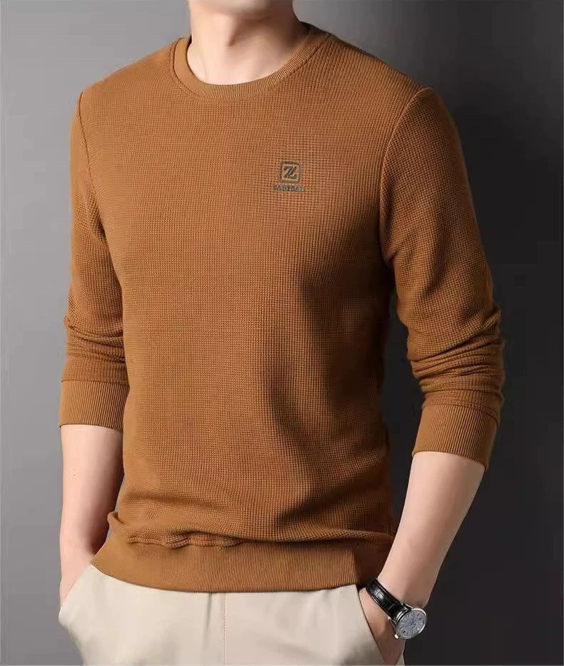 Linenfrost Waffle Knit Pullover