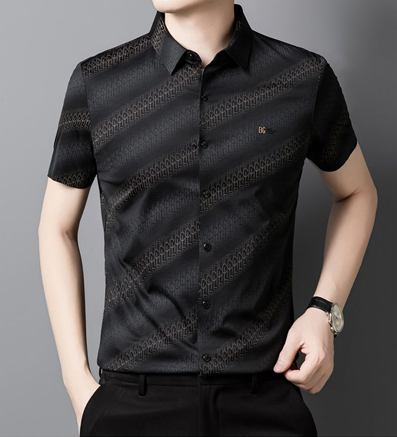 Meridian Luxe Patterned Shirt