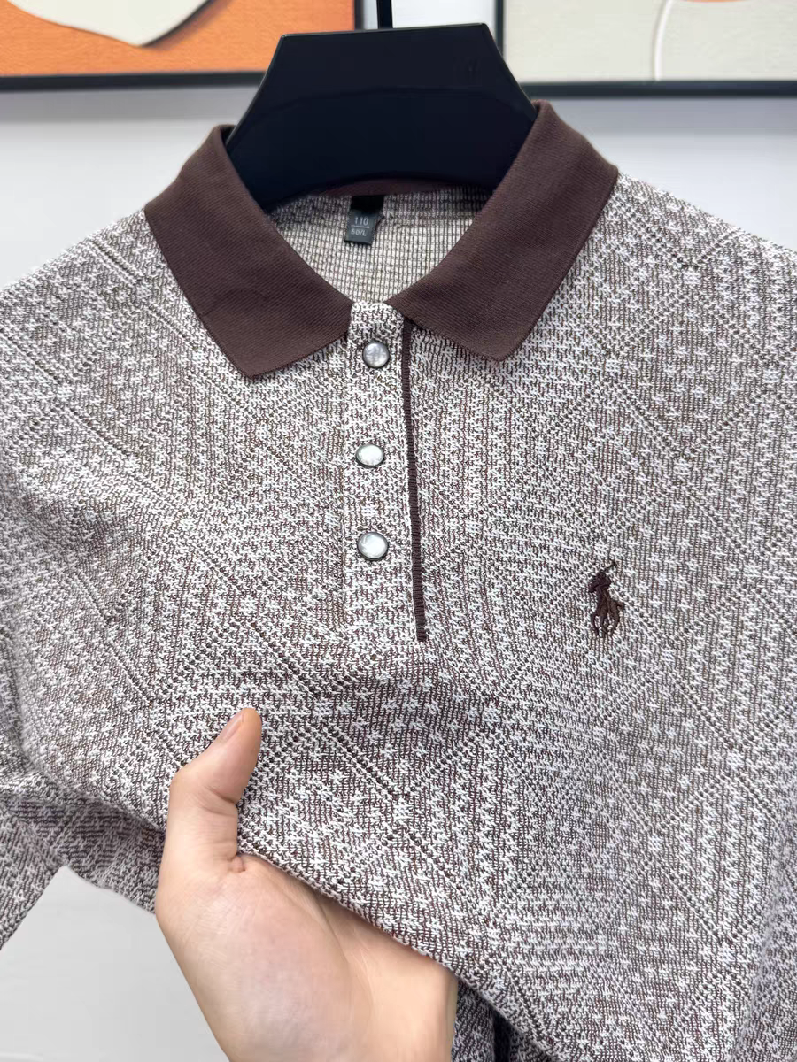 Velvet Ember Crest Polo T-Shirt