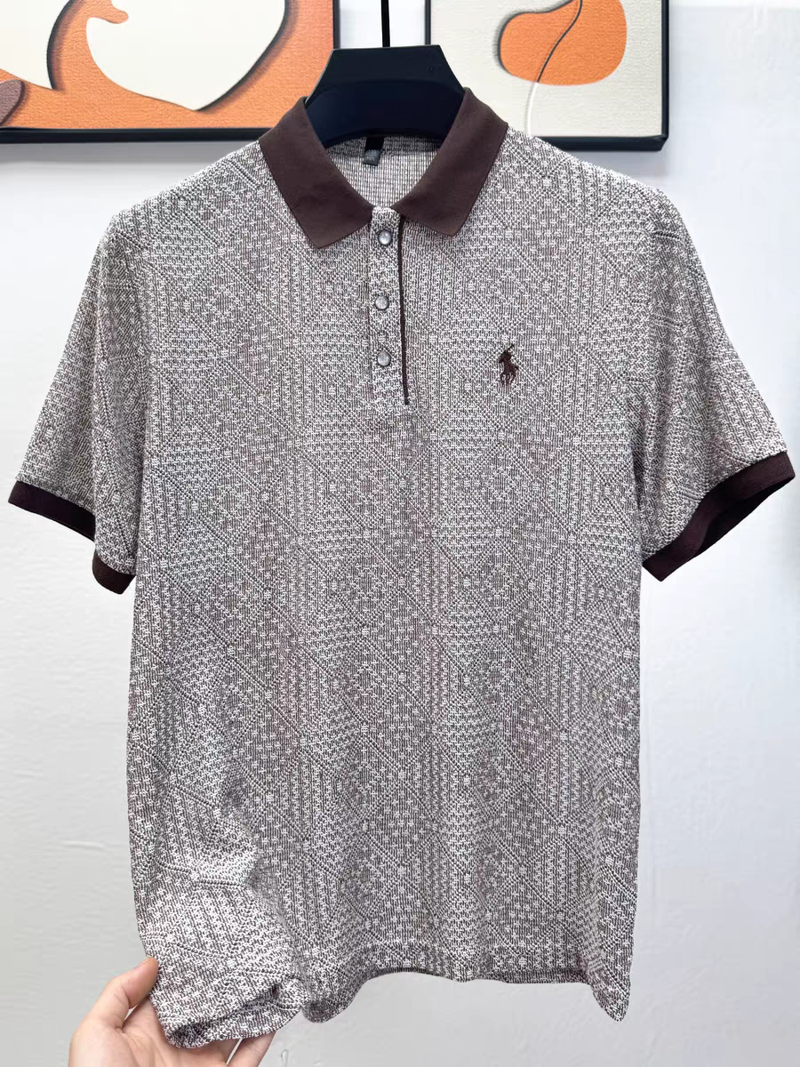 Velvet Ember Crest Polo T-Shirt