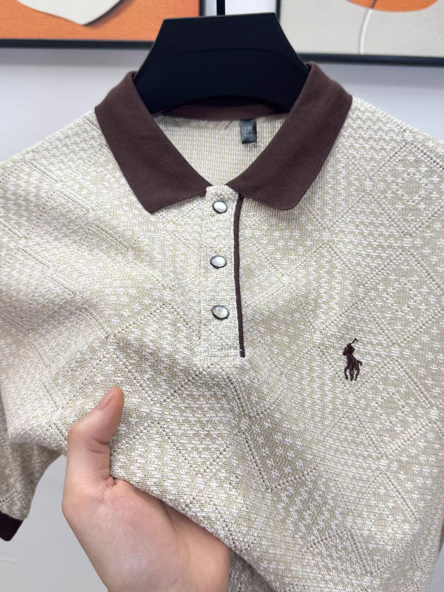 Velvet Ember Crest Polo T-Shirt