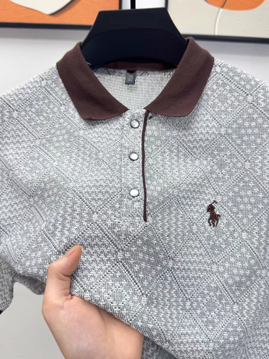 Velvet Ember Crest Polo T-Shirt