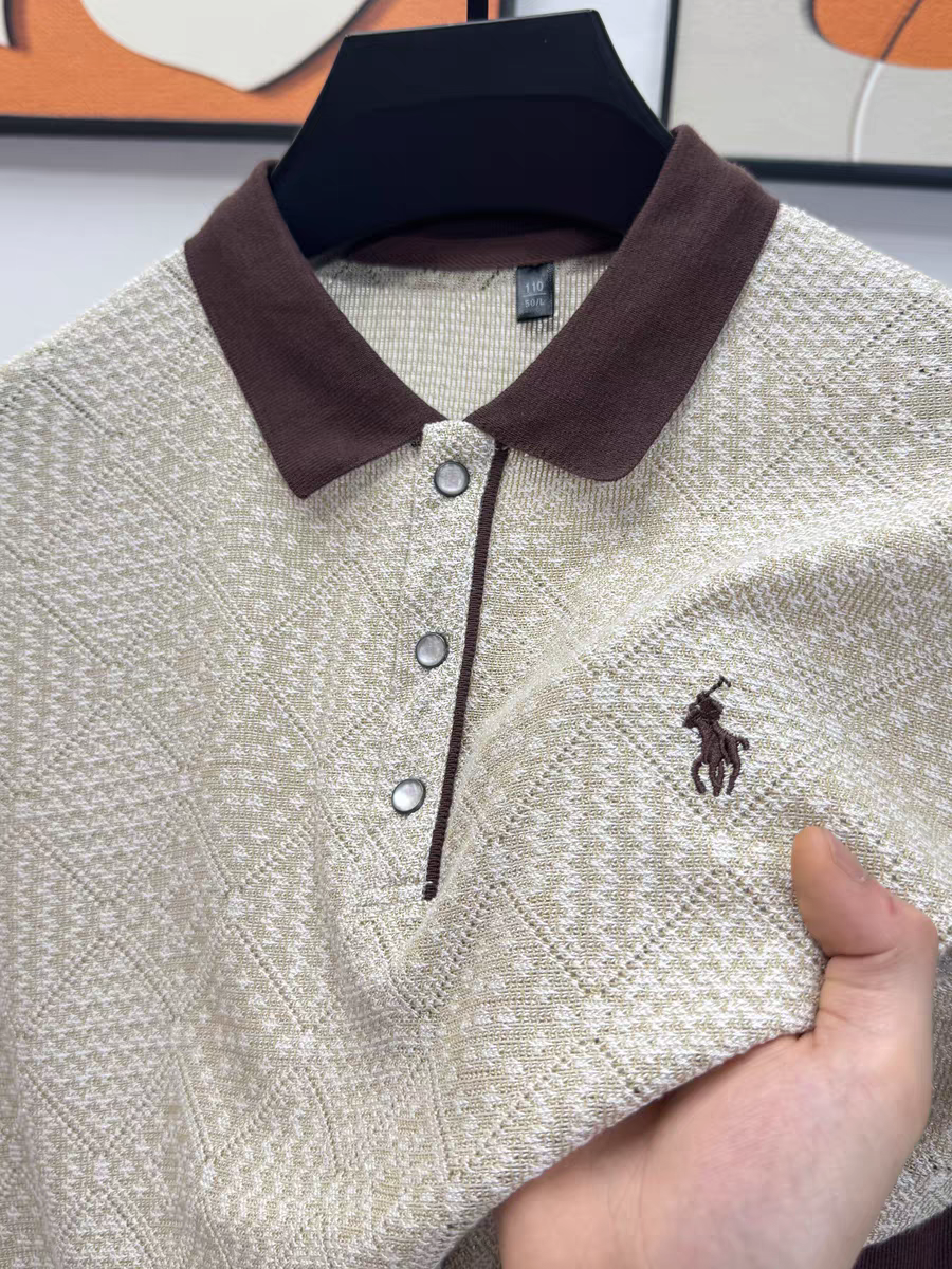 Velvet Ember Crest Polo T-Shirt