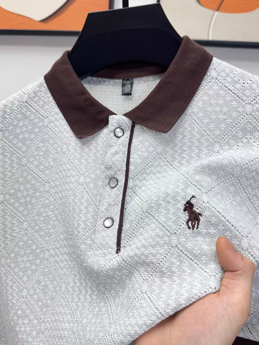 Velvet Ember Crest Polo T-Shirt