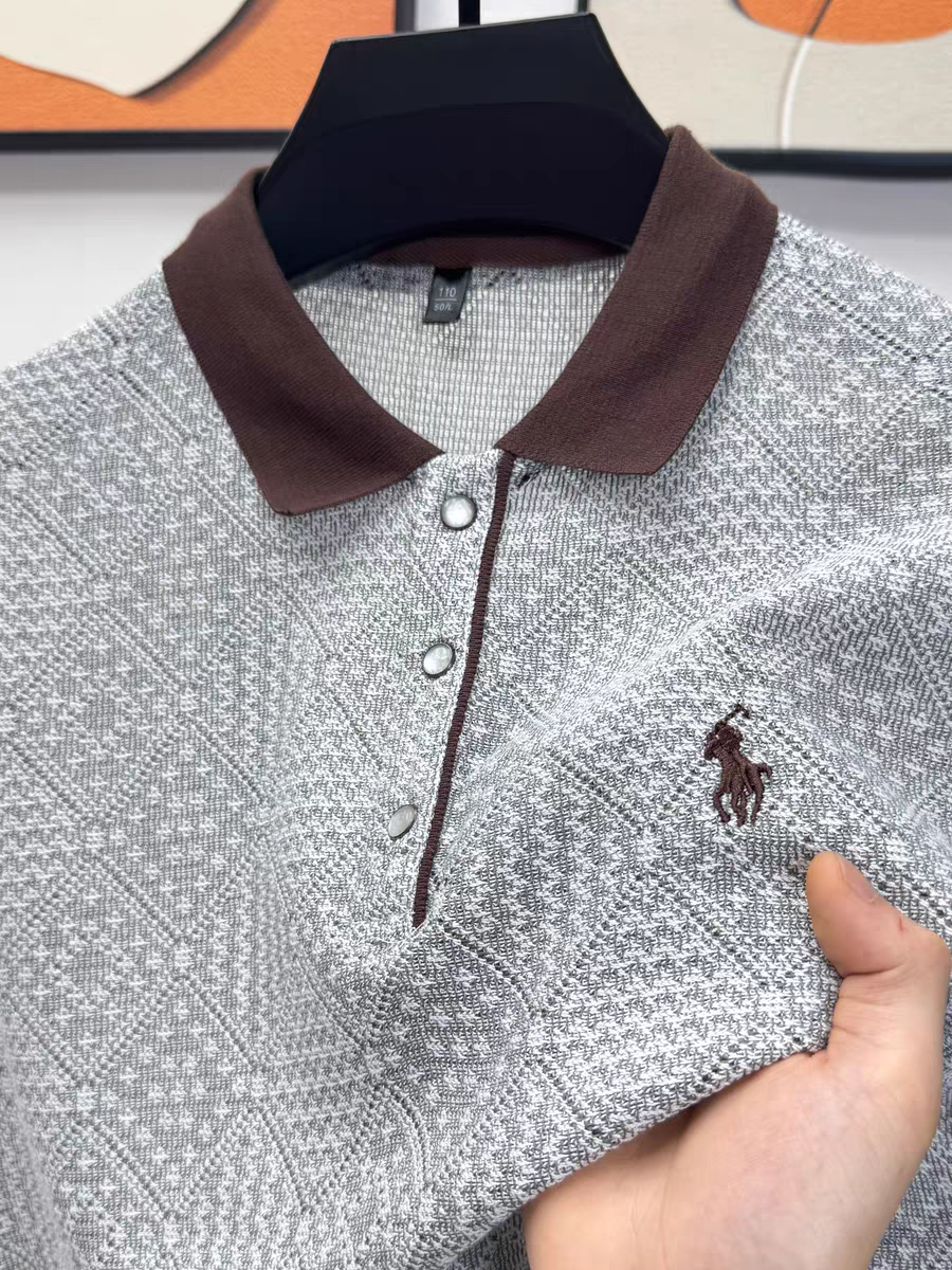 Velvet Ember Crest Polo T-Shirt