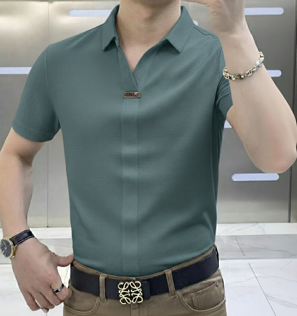 Elite TexturaPlacket Polo