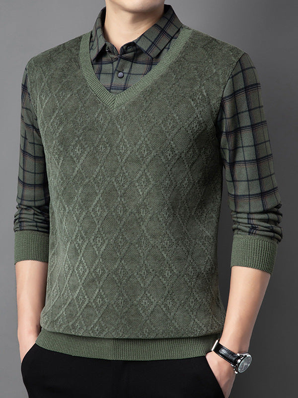 Vintage Lattice Knit Ensemble