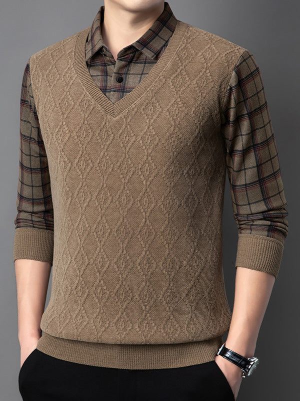 Vintage Lattice Knit Ensemble