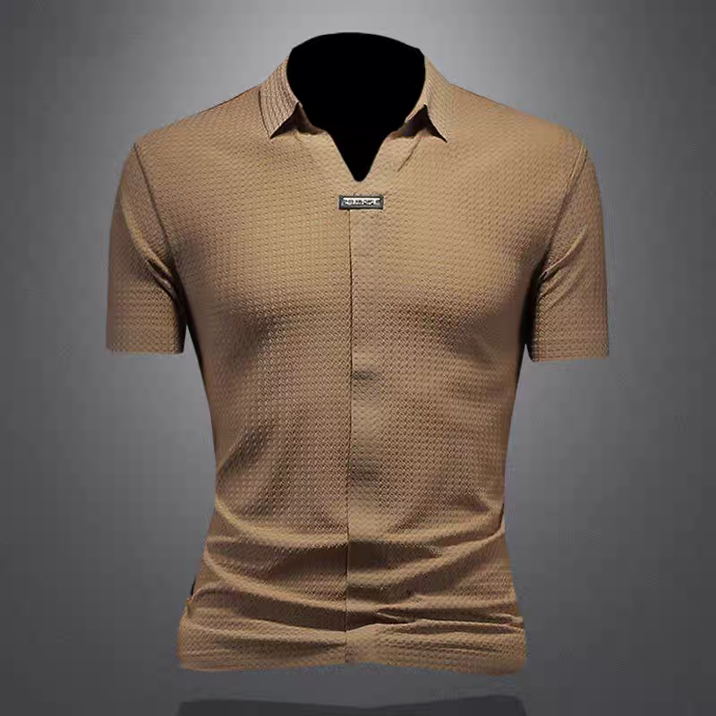 Elite TexturaPlacket Polo