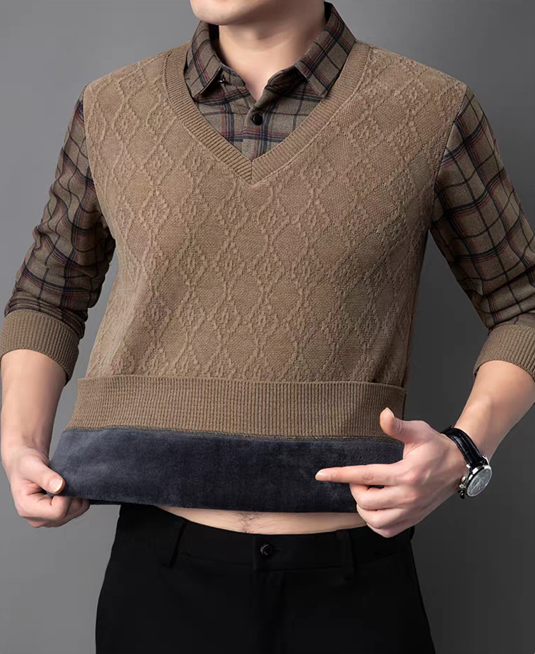 Vintage Lattice Knit Ensemble