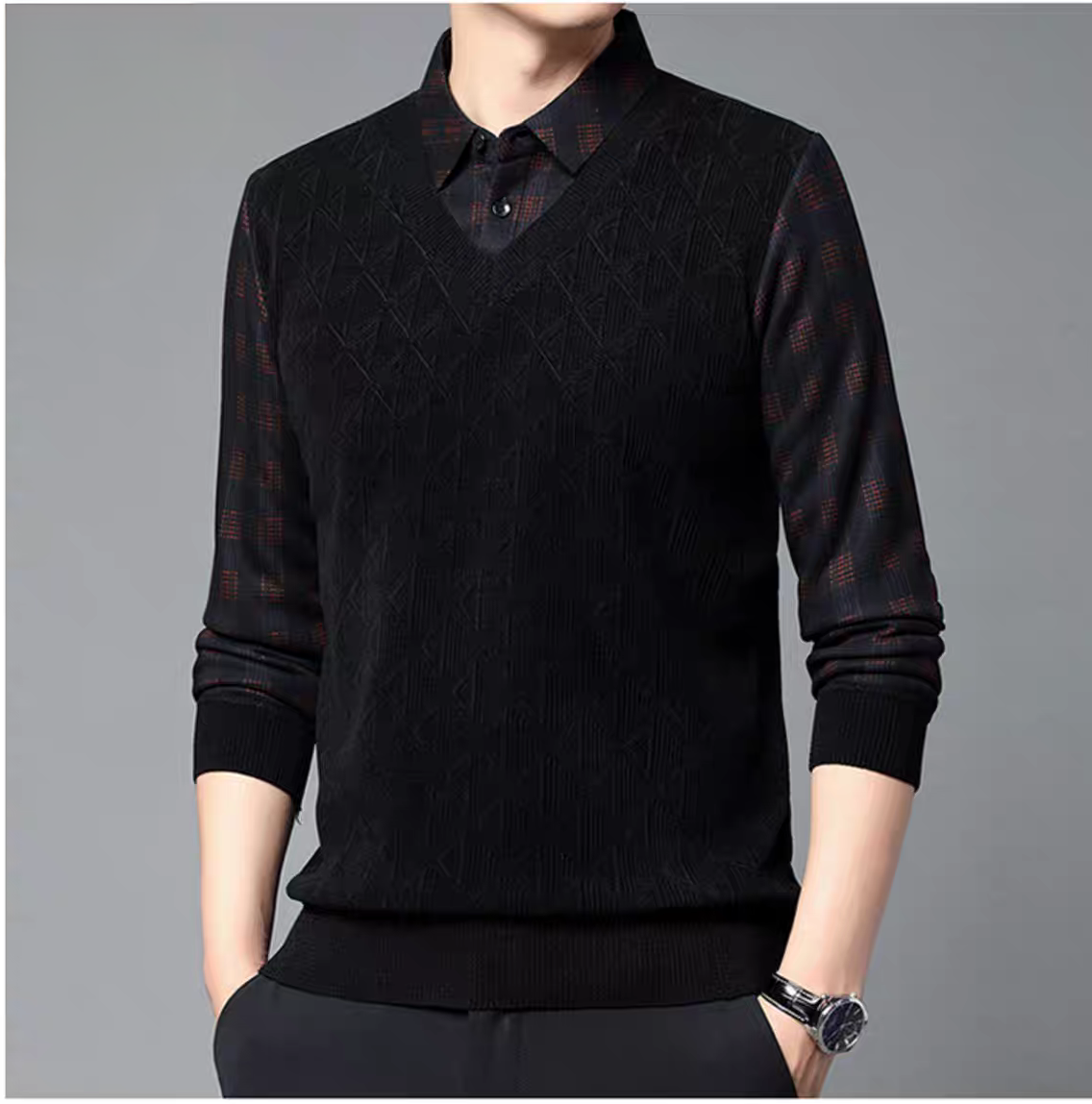 Vintage Lattice Knit Ensemble