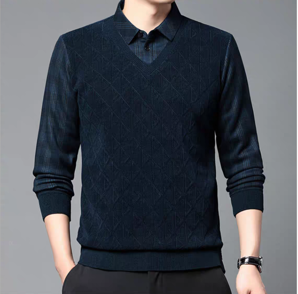 Vintage Lattice Knit Ensemble