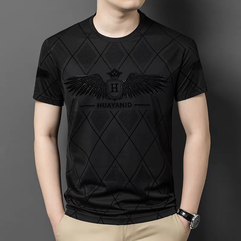 Obsidian Aegis Crest Casual T-Shirt